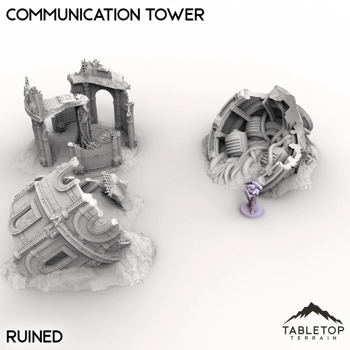 Tabletop Terrain Building Communication Tower