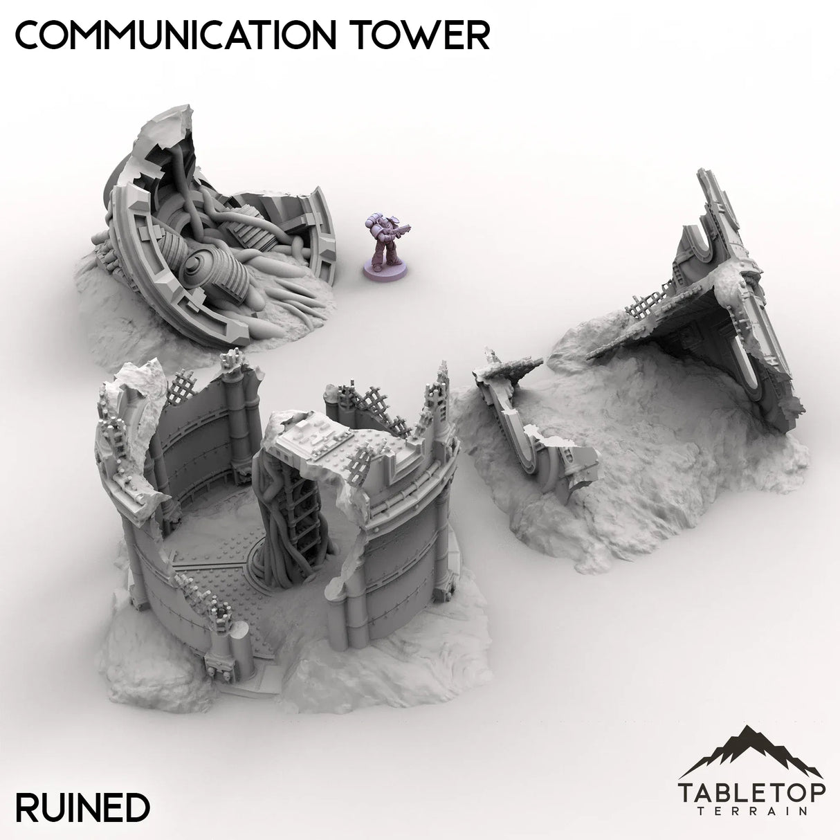 Tabletop Terrain Building Communication Tower