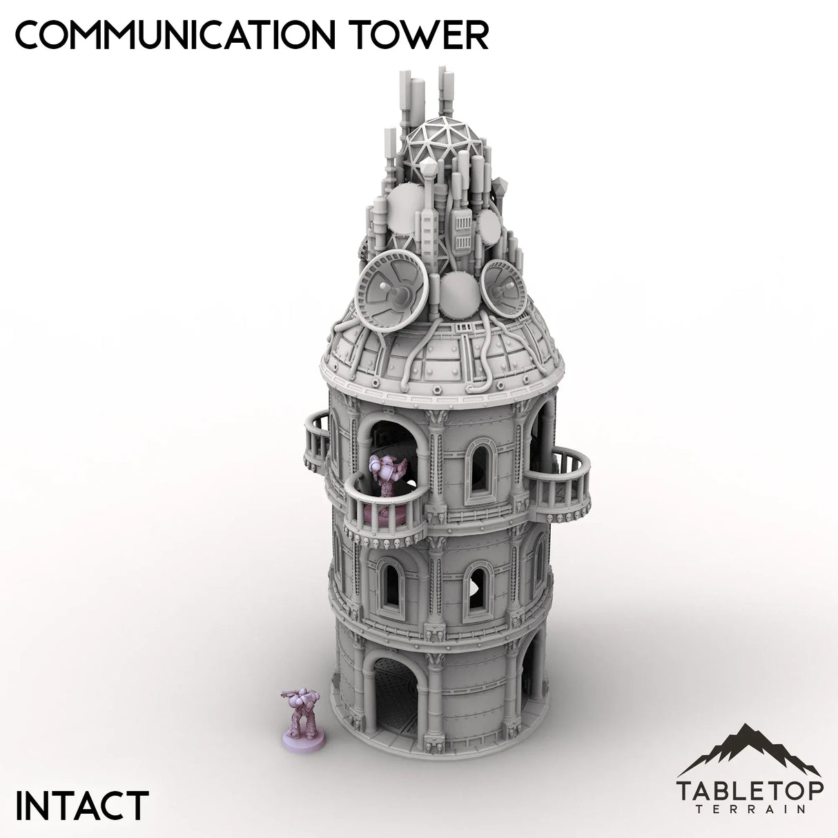 Tabletop Terrain Building Communication Tower
