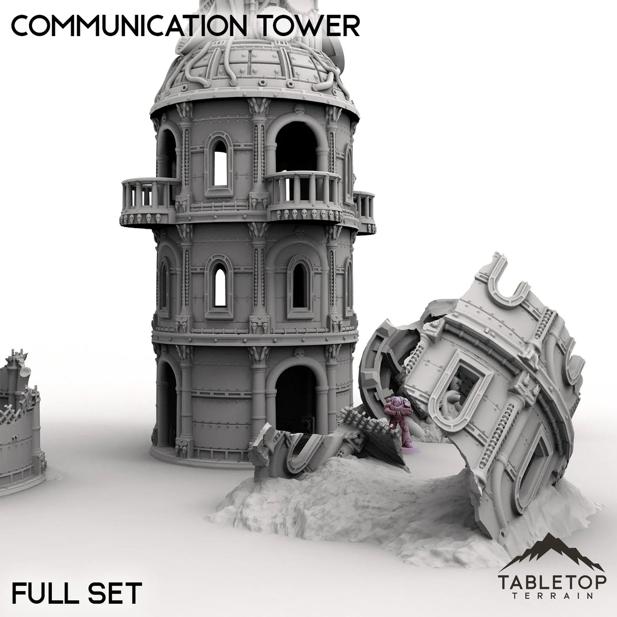Tabletop Terrain Building Communication Tower