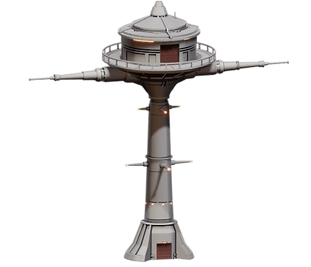 Tabletop Terrain Building Communication Tower