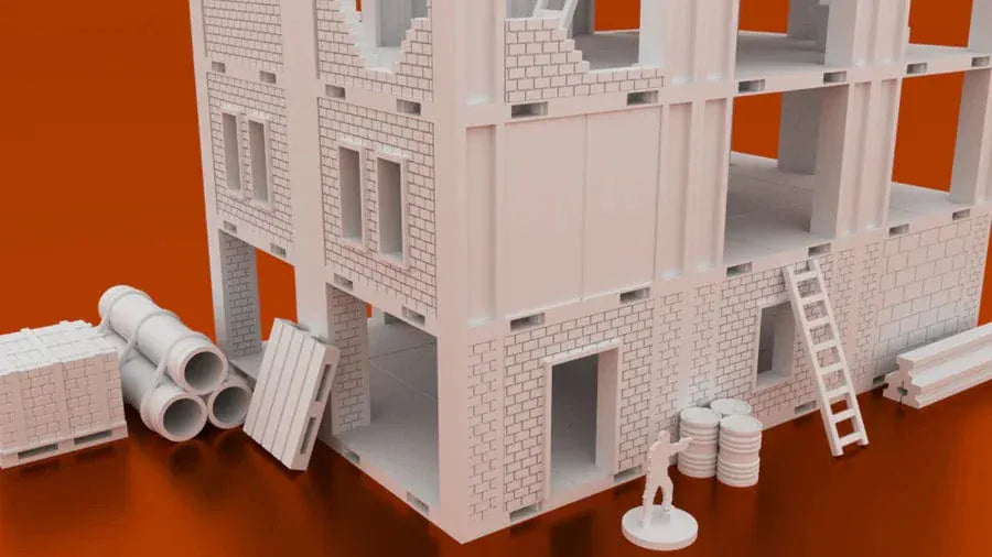 Tabletop Terrain Building Construction Site