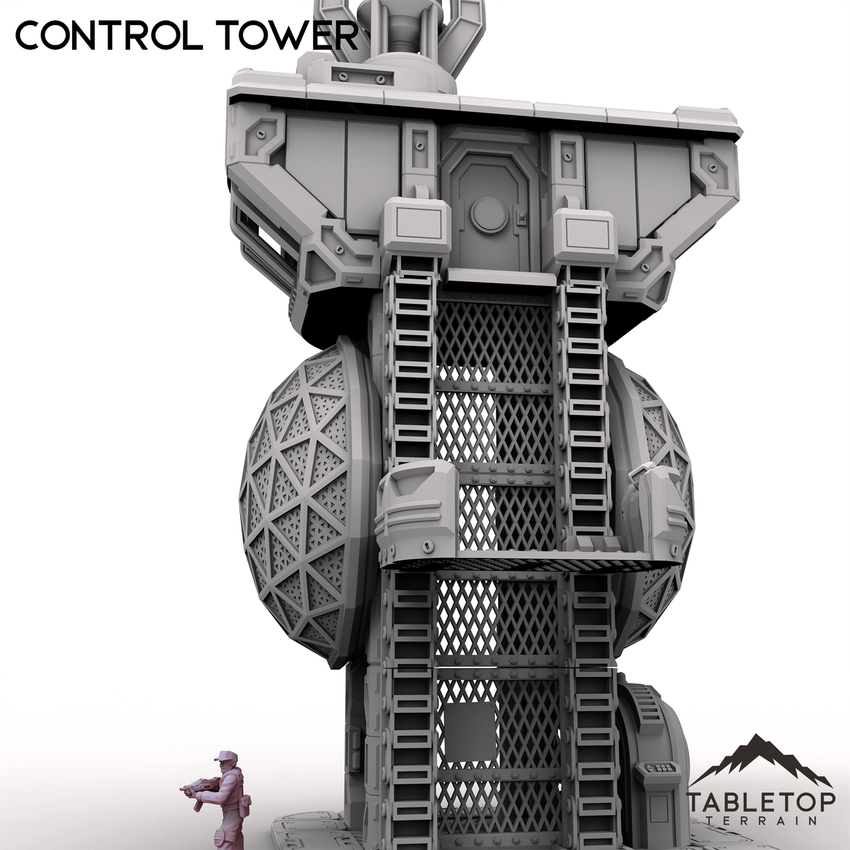Tabletop Terrain Building Control Tower