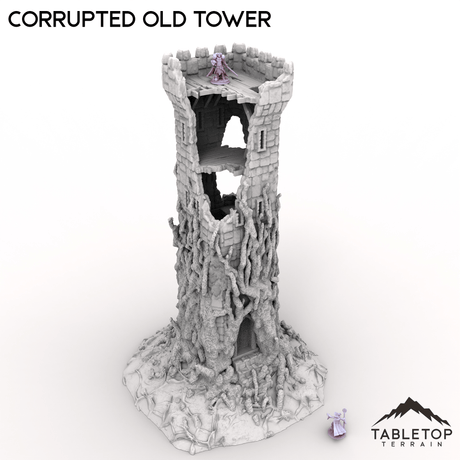 Tabletop Terrain Building Corrupted Old Tower