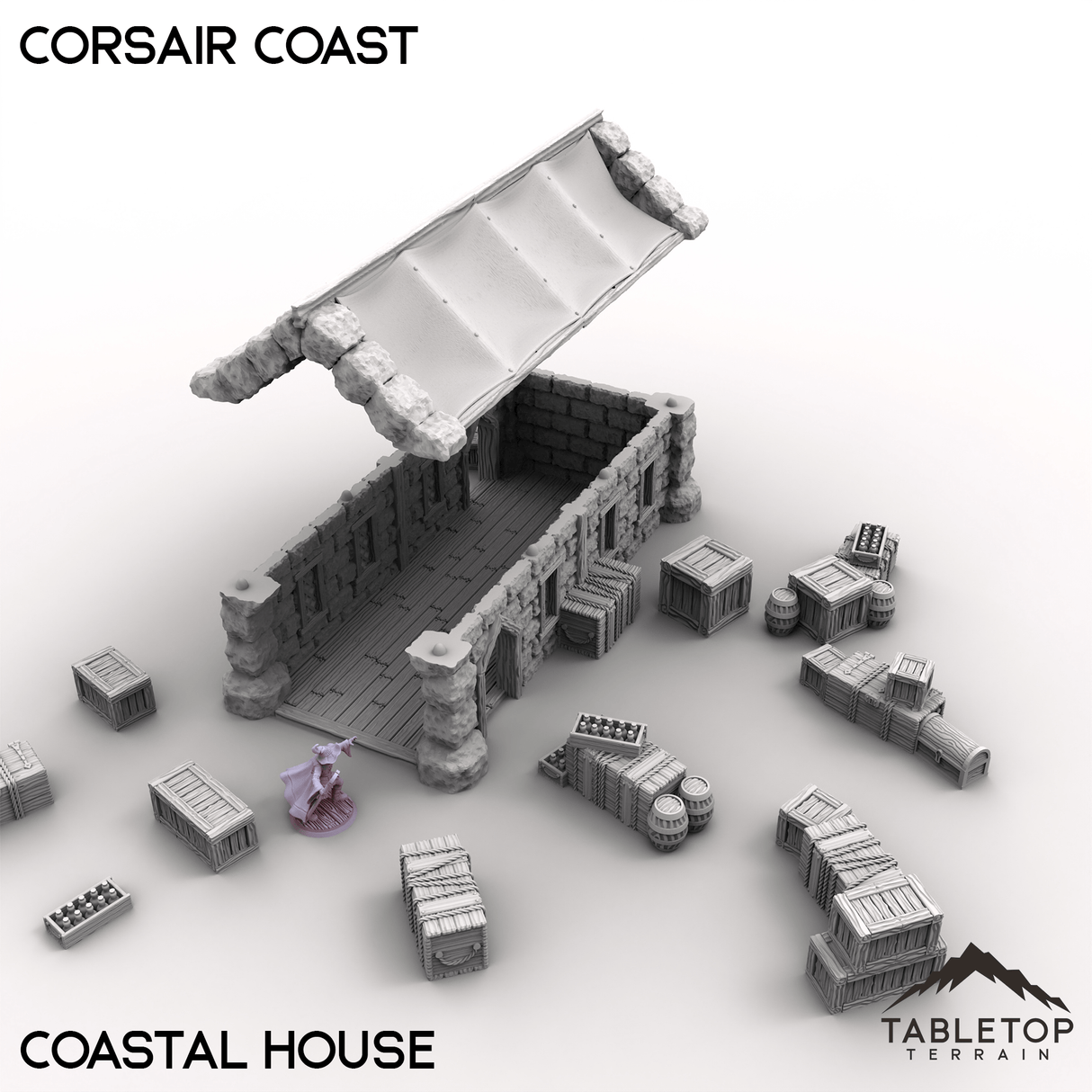 Tabletop Terrain Building Corsair Coast