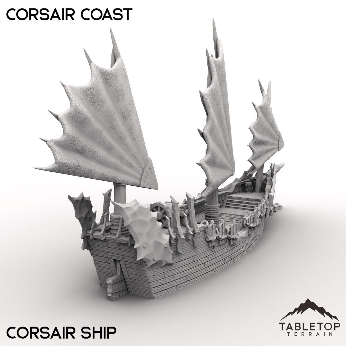 Tabletop Terrain Building Corsair Coast