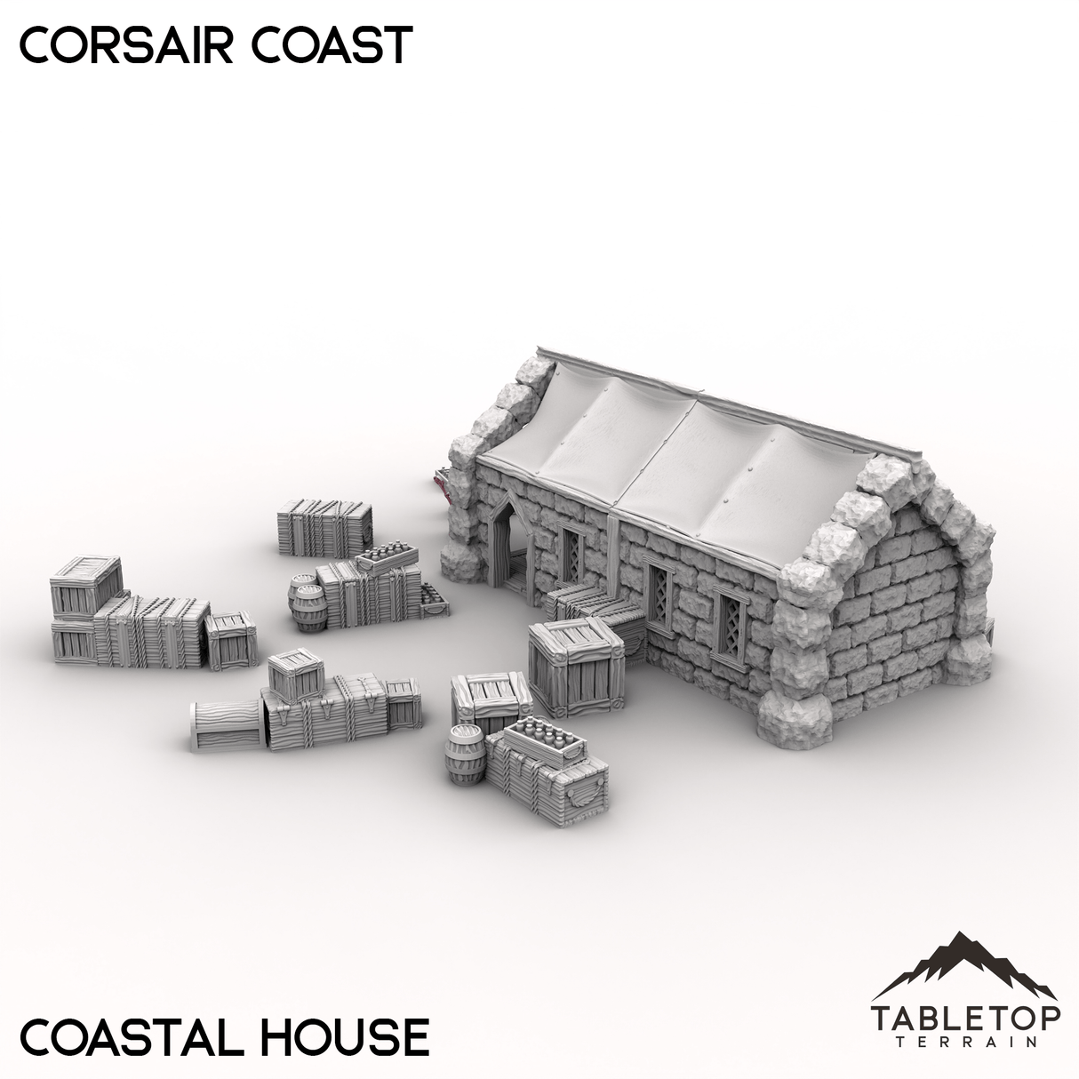 Tabletop Terrain Building Corsair Coast