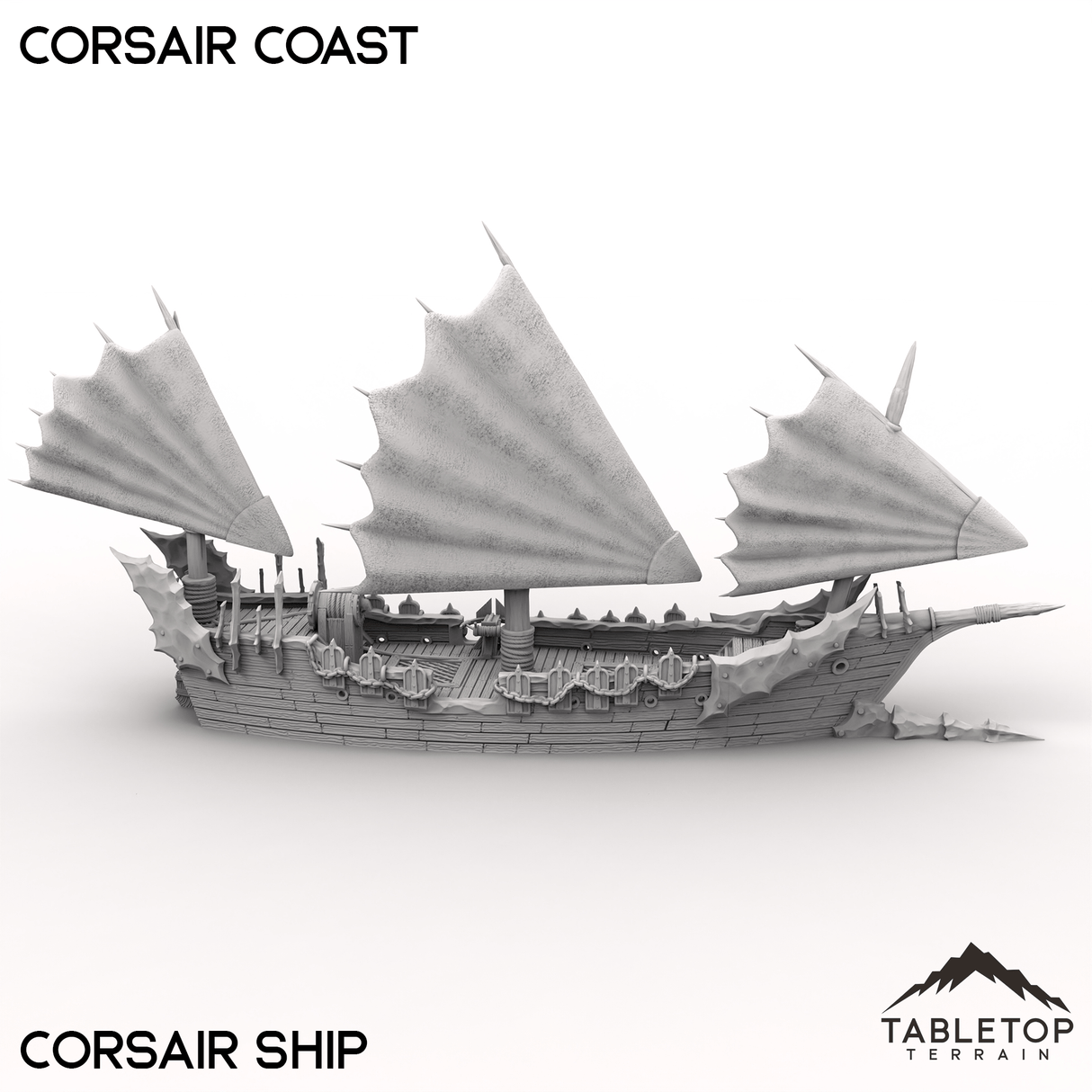 Tabletop Terrain Building Corsair Coast