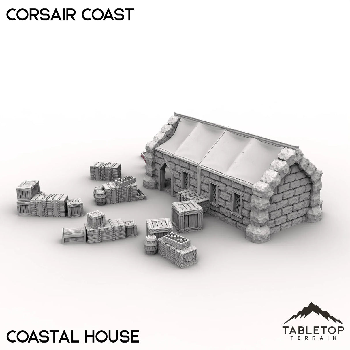 Tabletop Terrain Building Corsair Coast