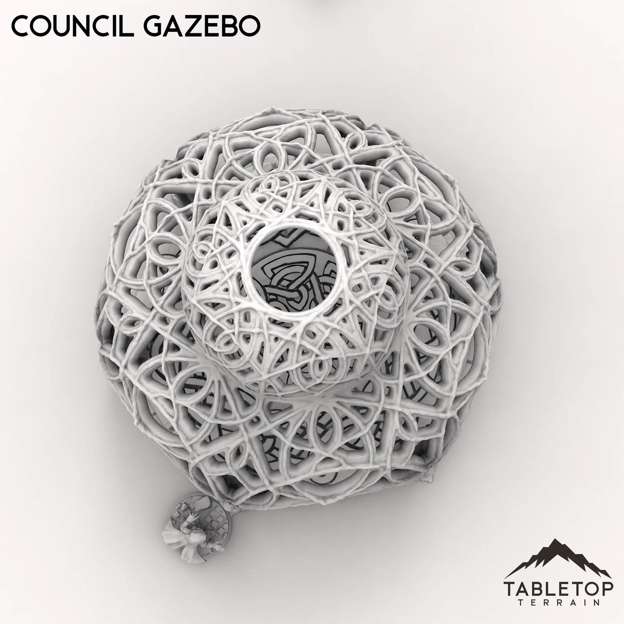 Tabletop Terrain Building Council Gazebo - Kingdom of Noldareth