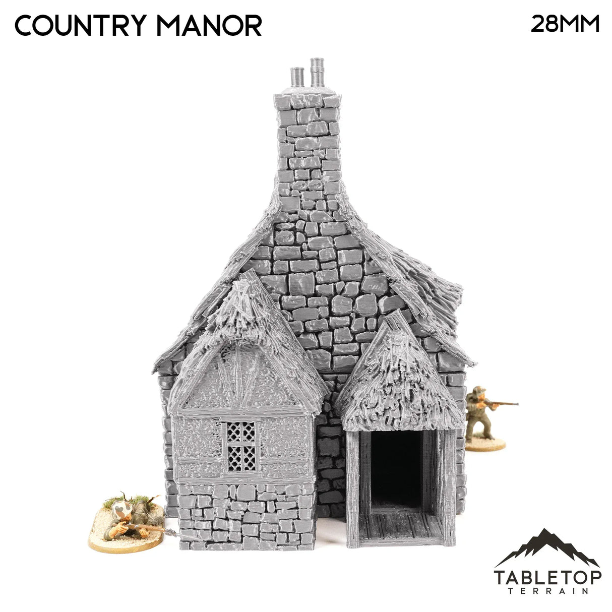 Tabletop Terrain Building Country Manor - Country & King - Fantasy Historical Building