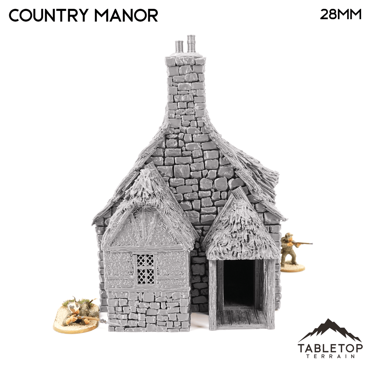 Tabletop Terrain Building Country Manor - Country & King - Fantasy Historical Building
