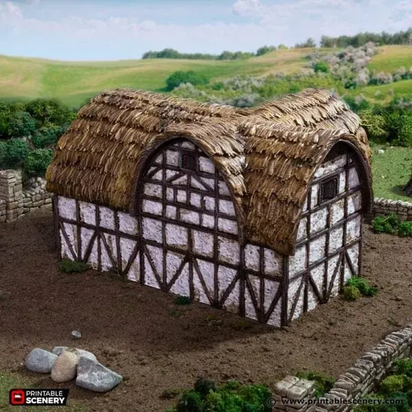 Tabletop Terrain Building Country Stables - Country & King - Fantasy Historical Building