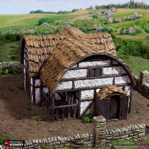 Tabletop Terrain Building Country Stables - Country & King - Fantasy Historical Building
