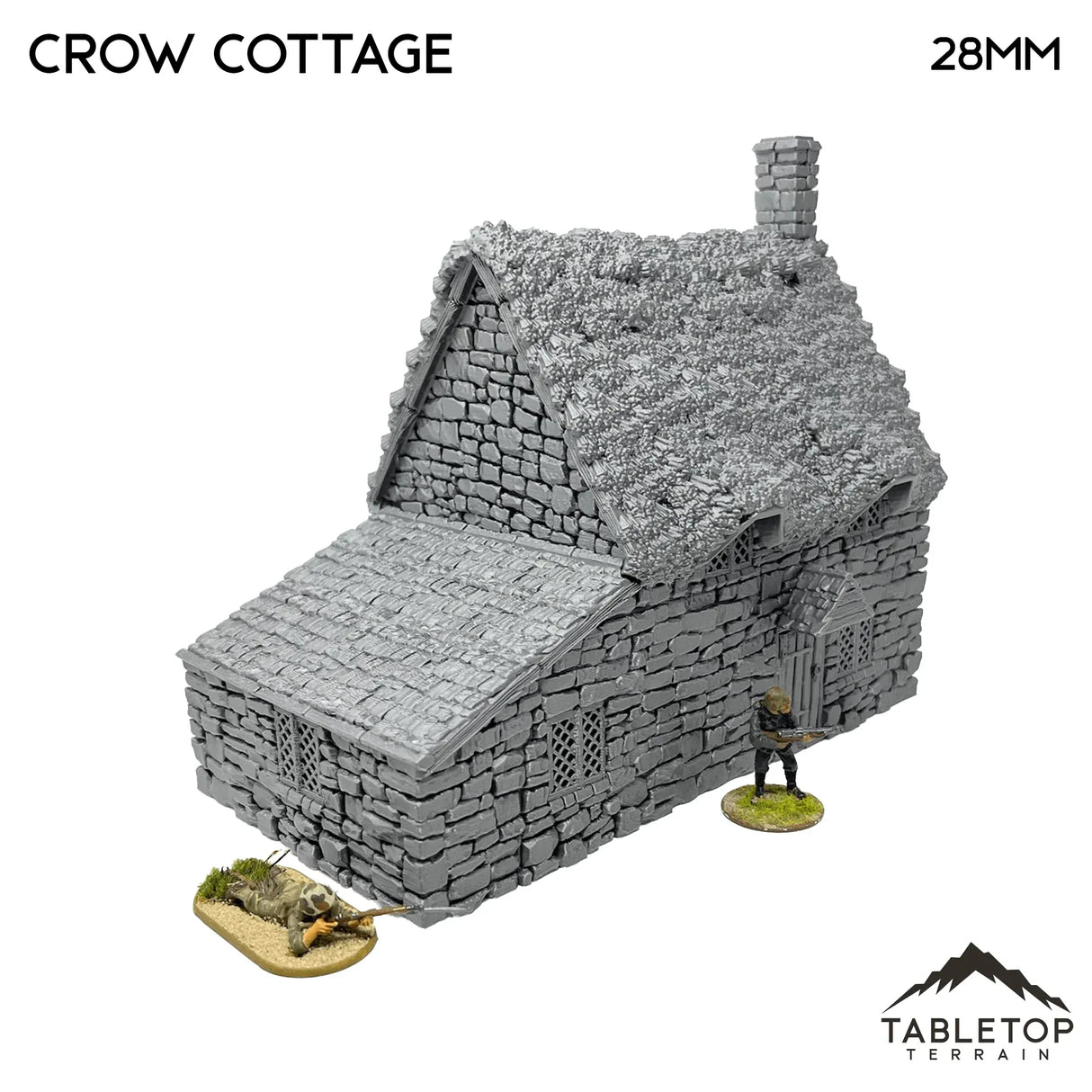Tabletop Terrain Building Crow Cottage - Country & King - Fantasy Historical Building