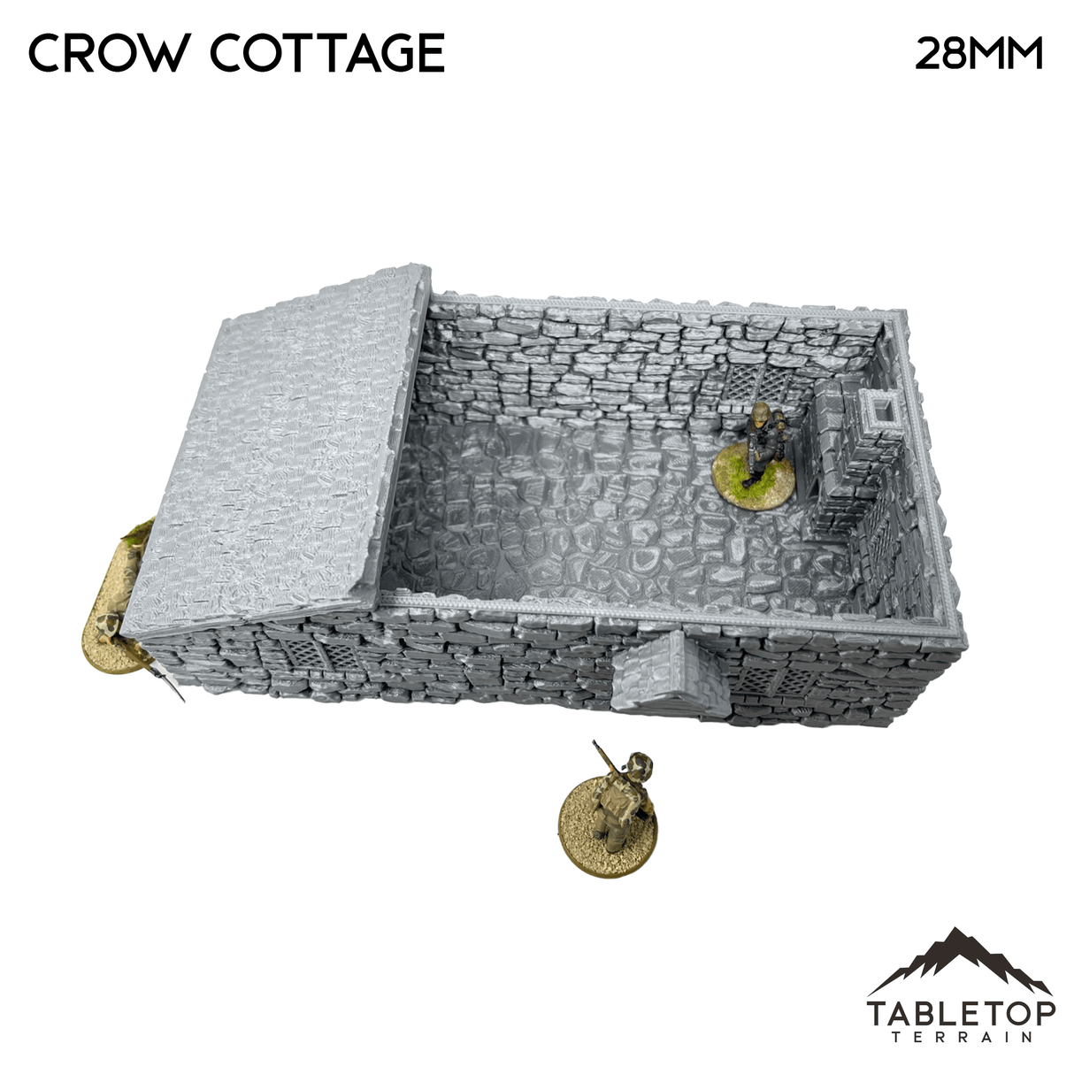 Tabletop Terrain Building Crow Cottage - Country & King - Fantasy Historical Building