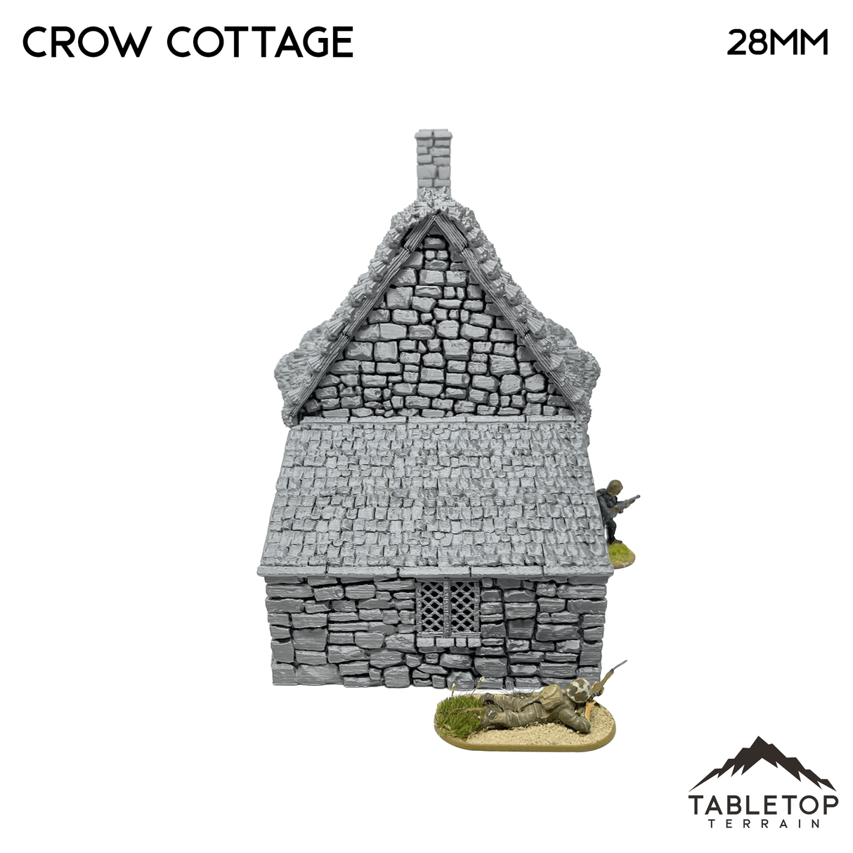 Tabletop Terrain Building Crow Cottage - Country & King - Fantasy Historical Building