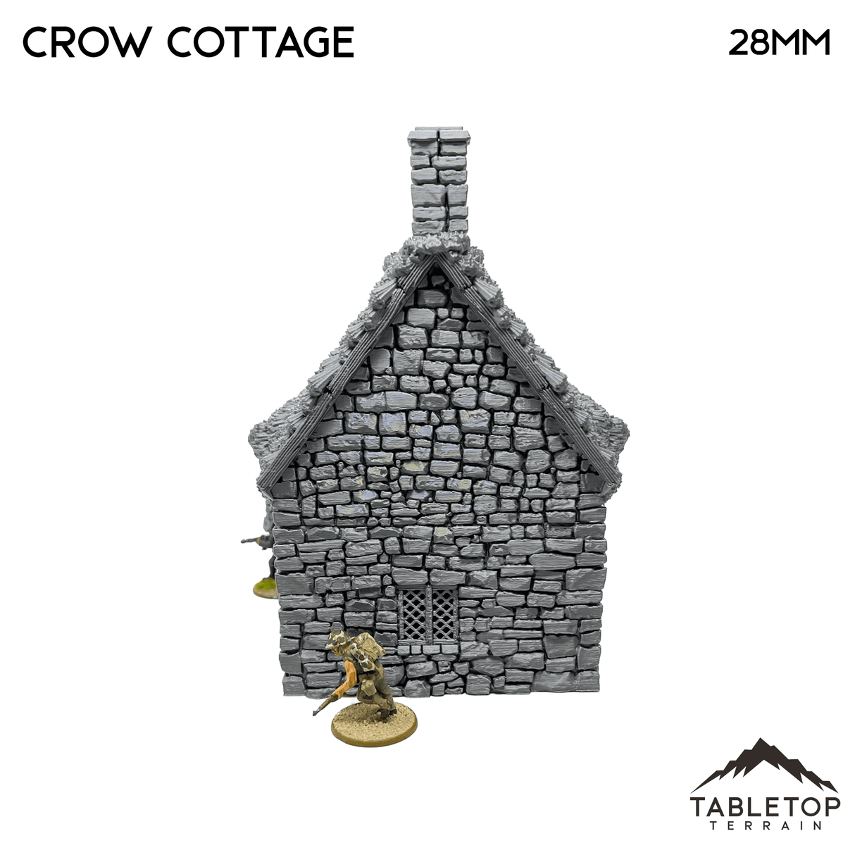 Tabletop Terrain Building Crow Cottage - Country & King - Fantasy Historical Building