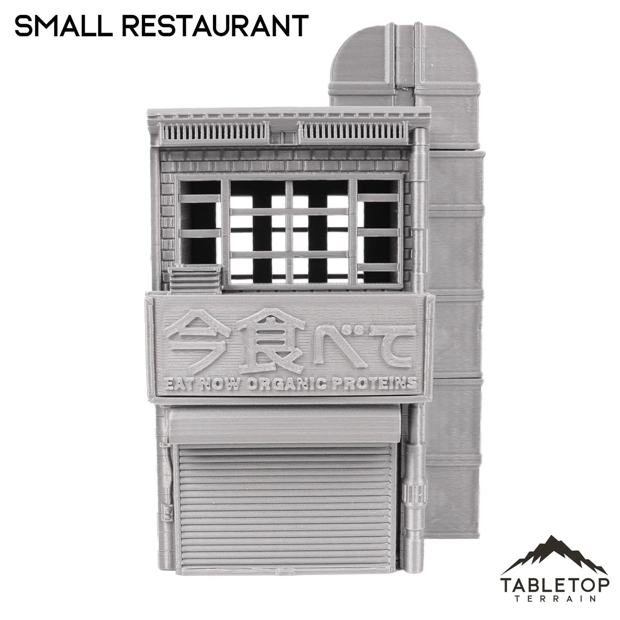 Tabletop Terrain Building Cyberpunk Small Restaurant - Cyberpunk Building