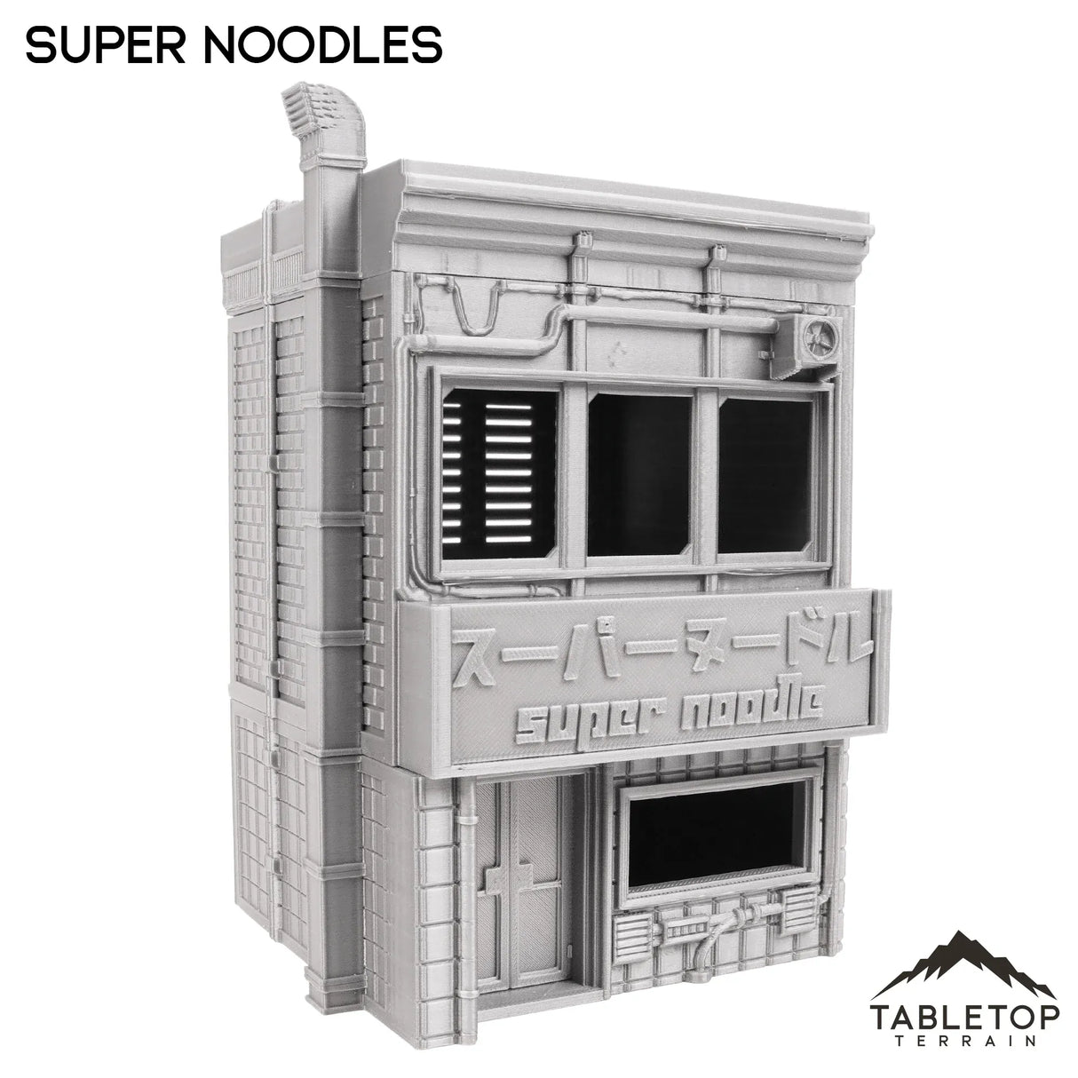Tabletop Terrain Building Cyberpunk Super Noodles - Cyberpunk Building