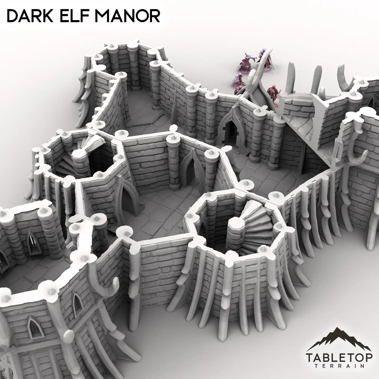 Tabletop Terrain Building Dark Elf Manor