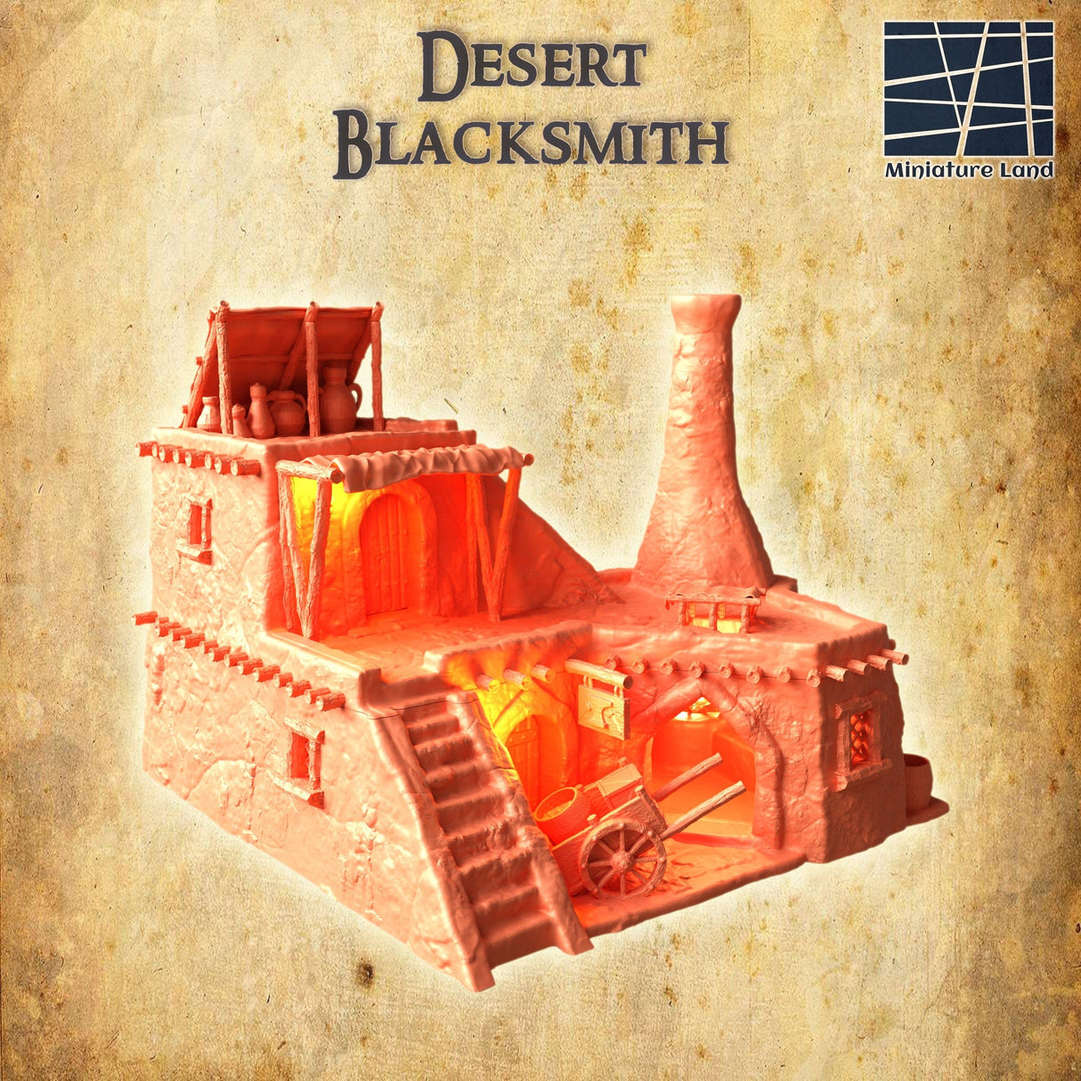 Tabletop Terrain Building Desert Blacksmith