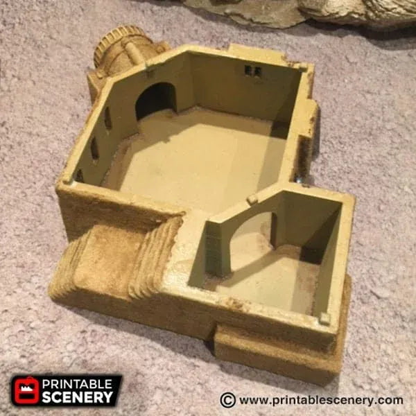 Tabletop Terrain Building Desert Building D - Star Wars Legion Building
