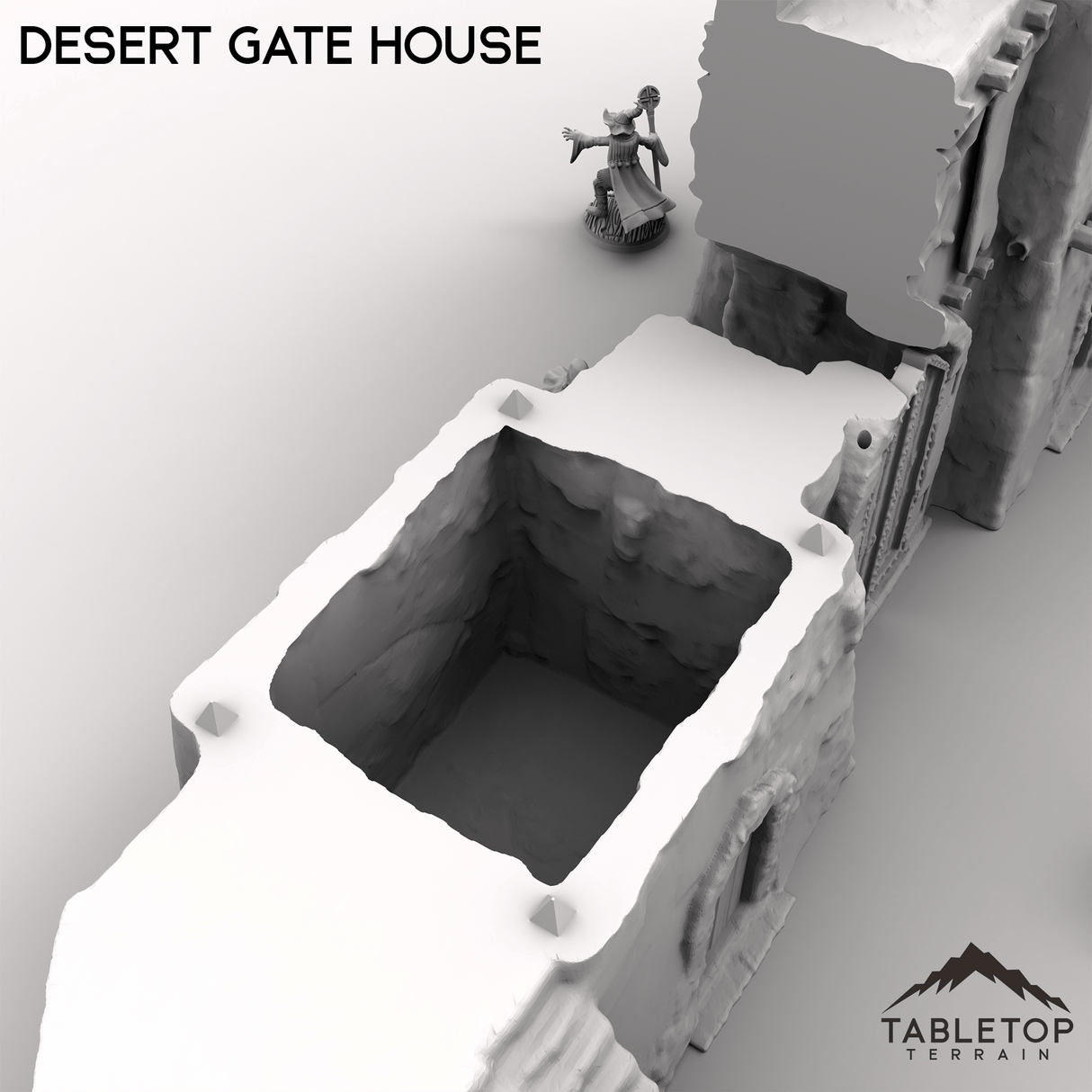 Tabletop Terrain Building Desert Gate House