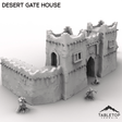 Tabletop Terrain Building Desert Gate House