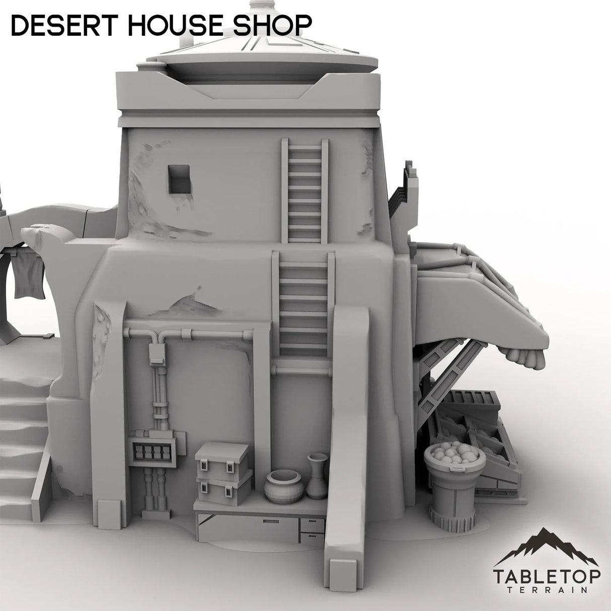 Tabletop Terrain Building Desert House Shop