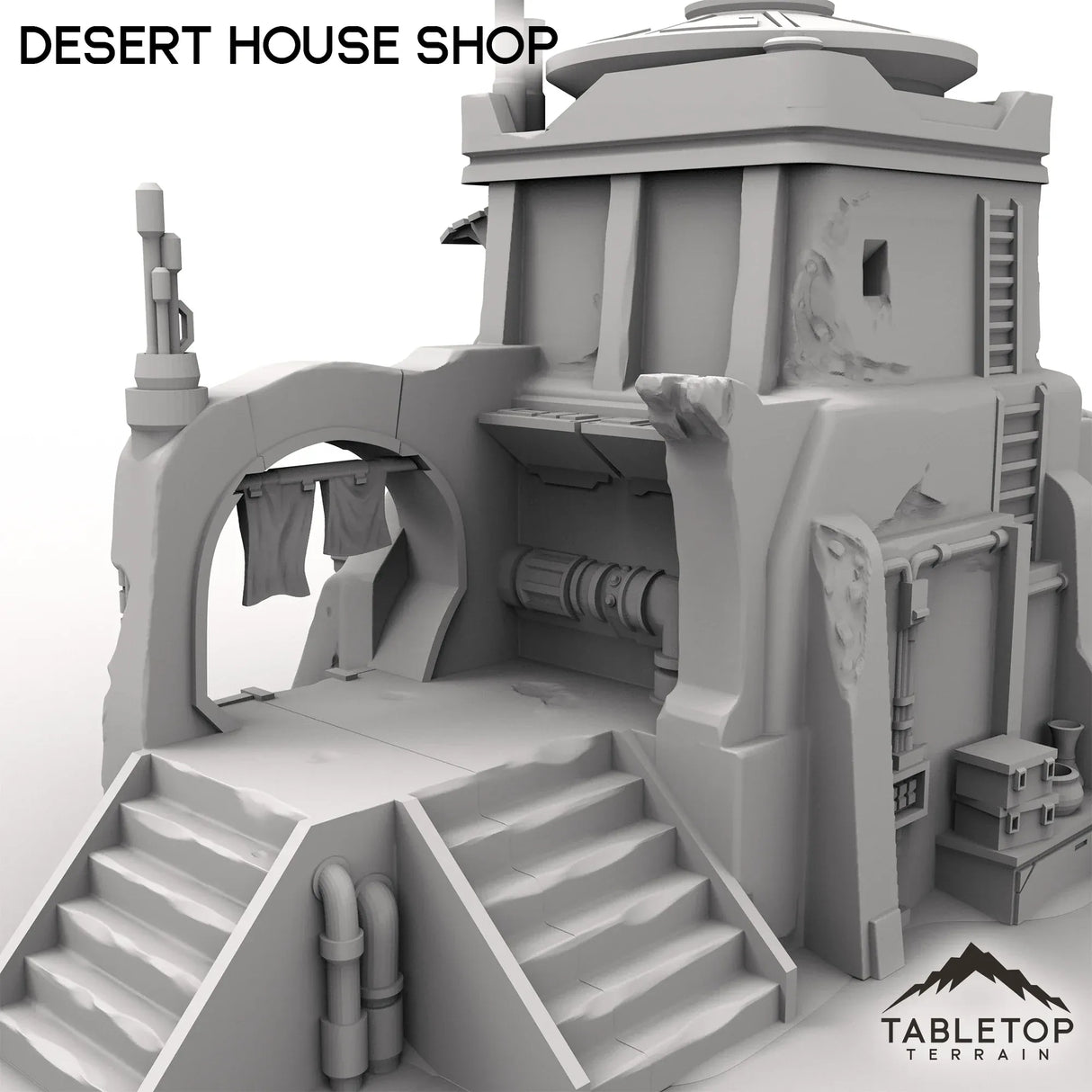 Tabletop Terrain Building Desert House Shop