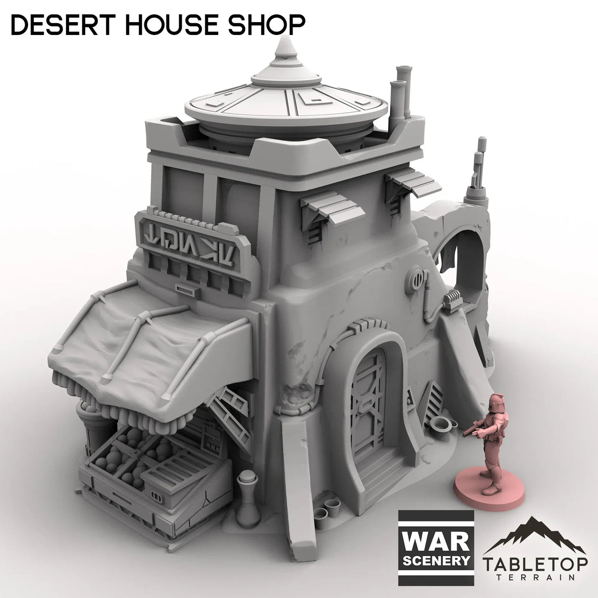 Tabletop Terrain Building Desert House Shop