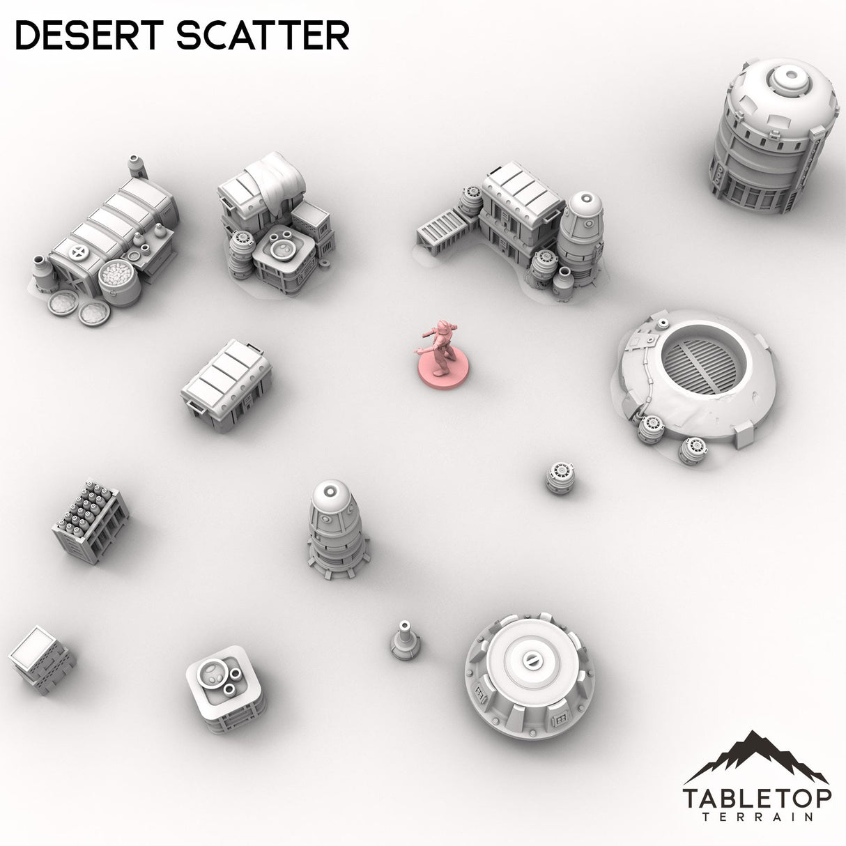 Tabletop Terrain Building Desert Scatter