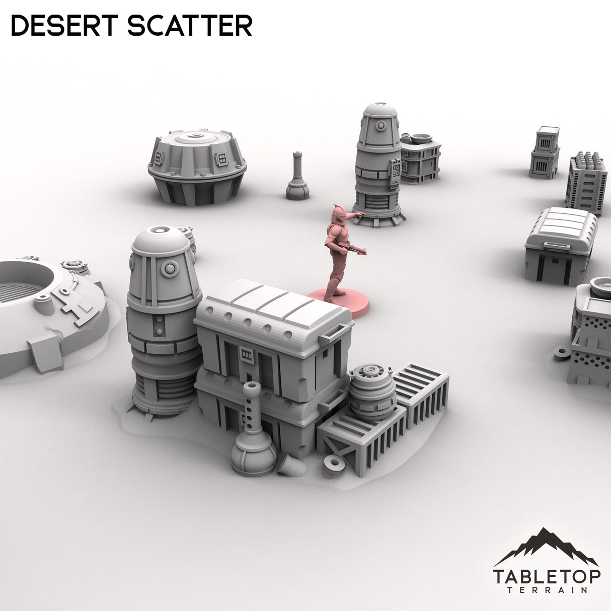 Tabletop Terrain Building Desert Scatter