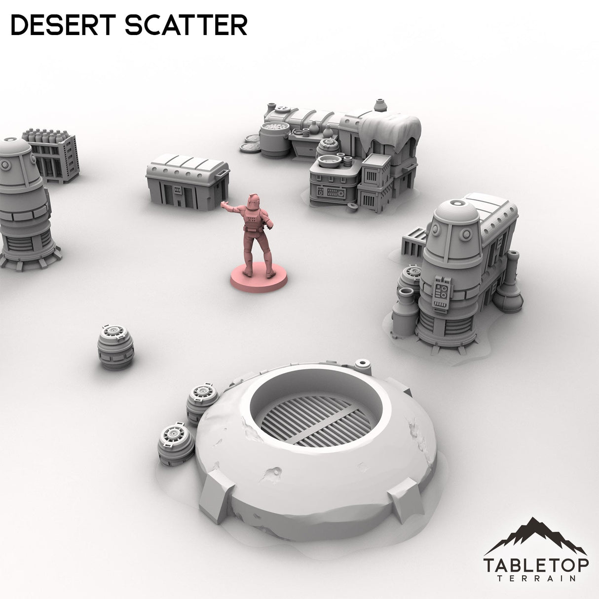 Tabletop Terrain Building Desert Scatter