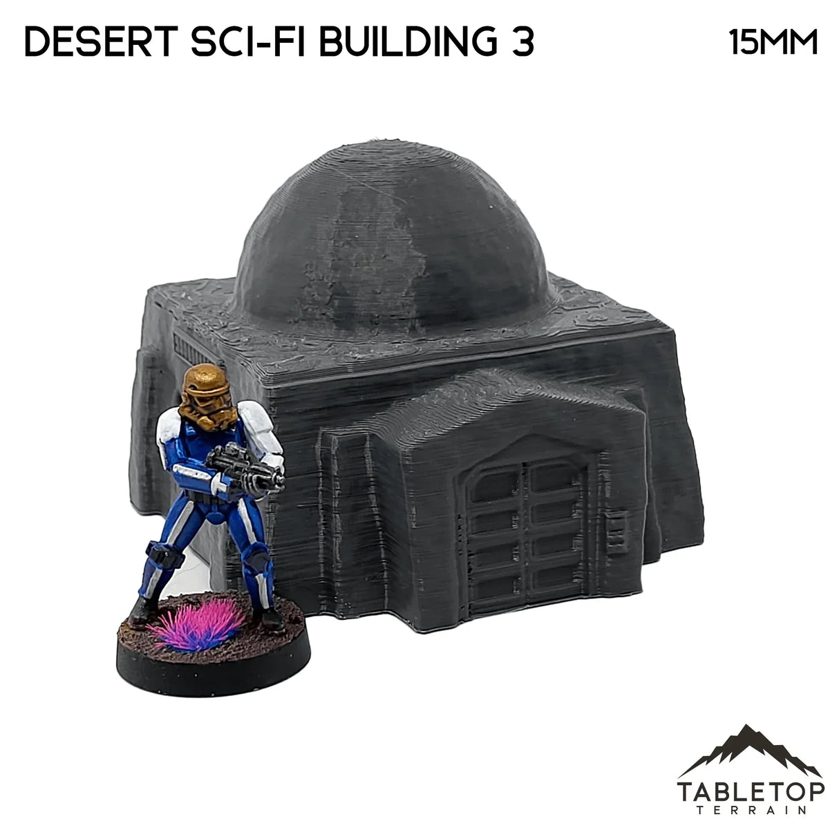 Tabletop Terrain Building Desert Sci-Fi Building 3 - Star Wars Legion Building