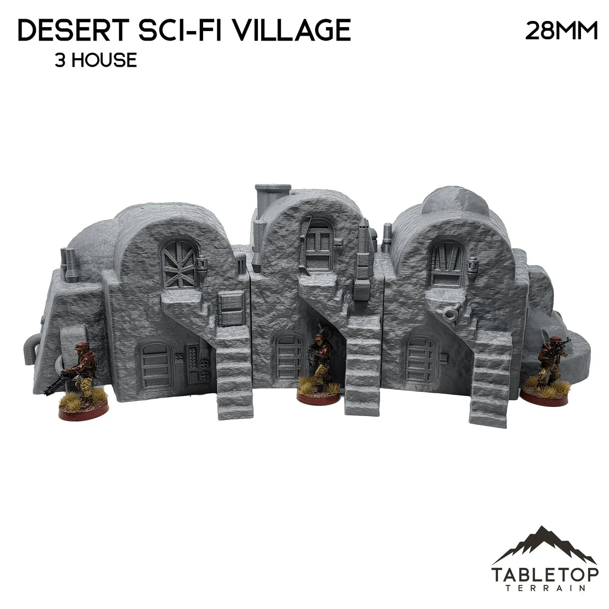 Tabletop Terrain Building Desert Sci-Fi Village - Star Wars Legion Building
