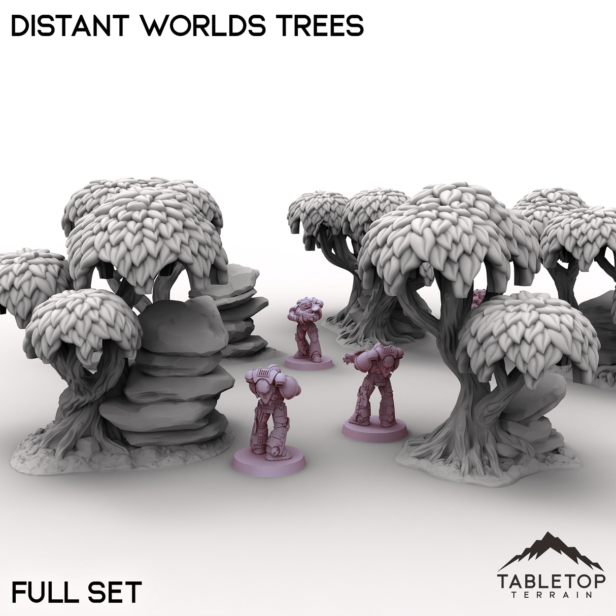 Tabletop Terrain Building Distant Worlds Trees