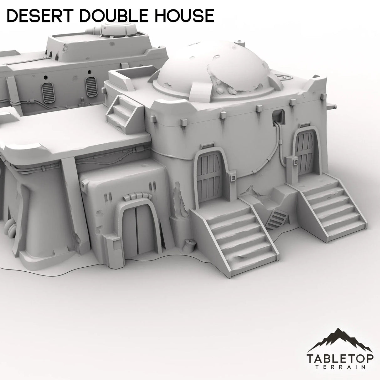 Tabletop Terrain Building Double Sand House