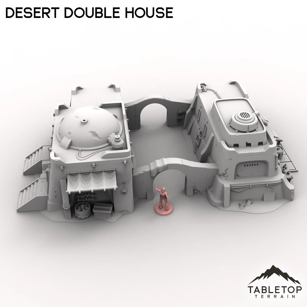 Tabletop Terrain Building Double Sand House