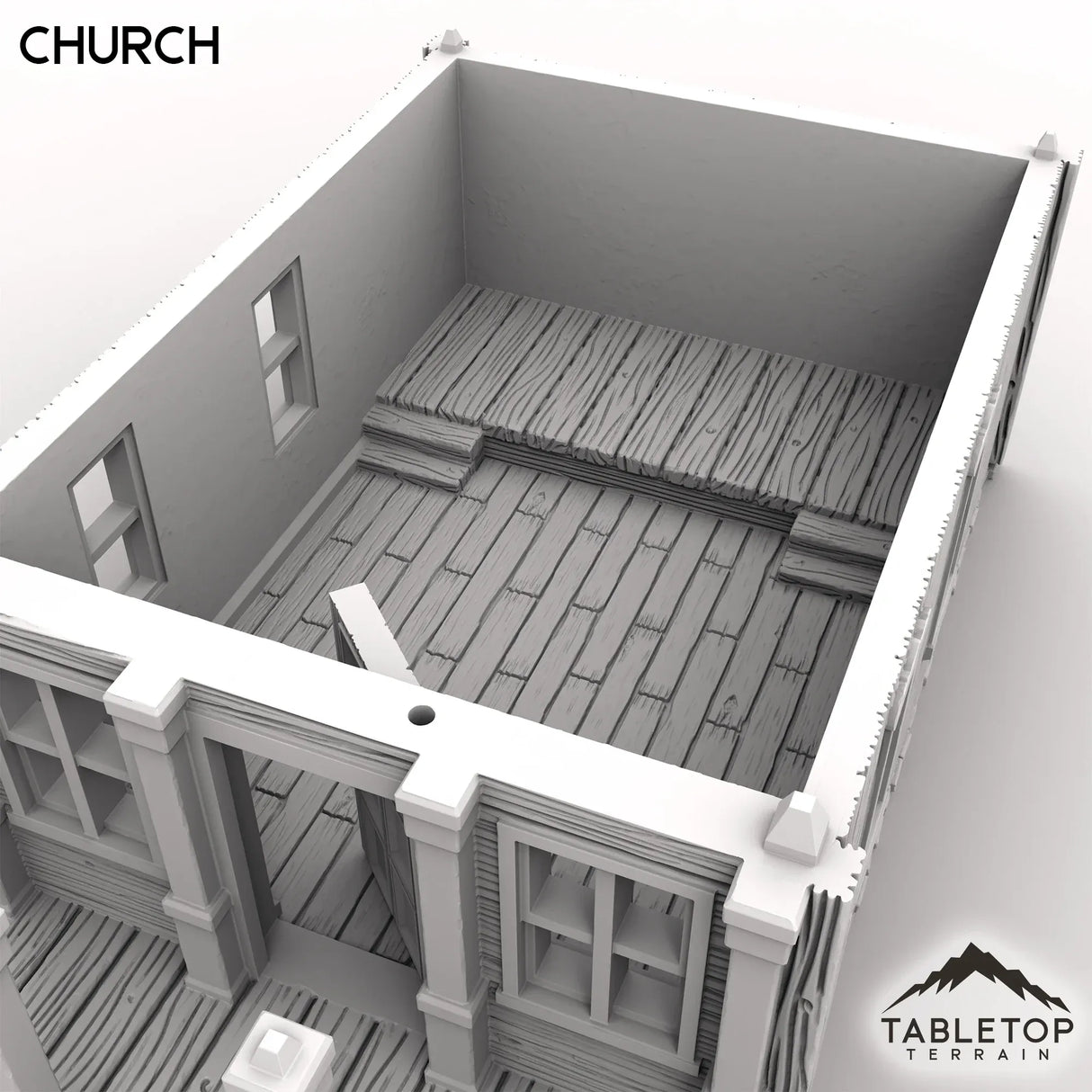 Tabletop Terrain Building Dreadwood Church