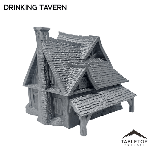 Tabletop Terrain Building Drinking Tavern - Town of Grexdale - Fantasy Building