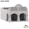 Tabletop Terrain Building Drug Store - Old Wild Western Rush
