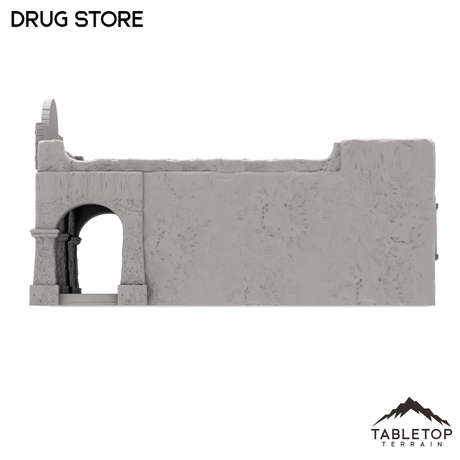 Tabletop Terrain Building Drug Store - Old Wild Western Rush
