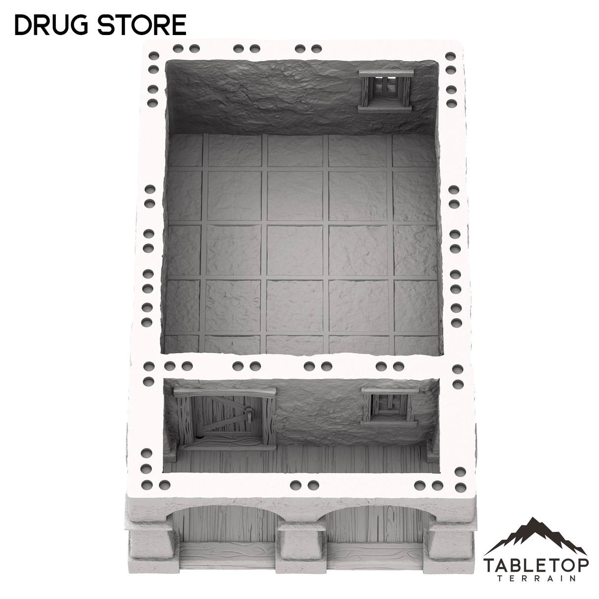 Tabletop Terrain Building Drug Store - Old Wild Western Rush