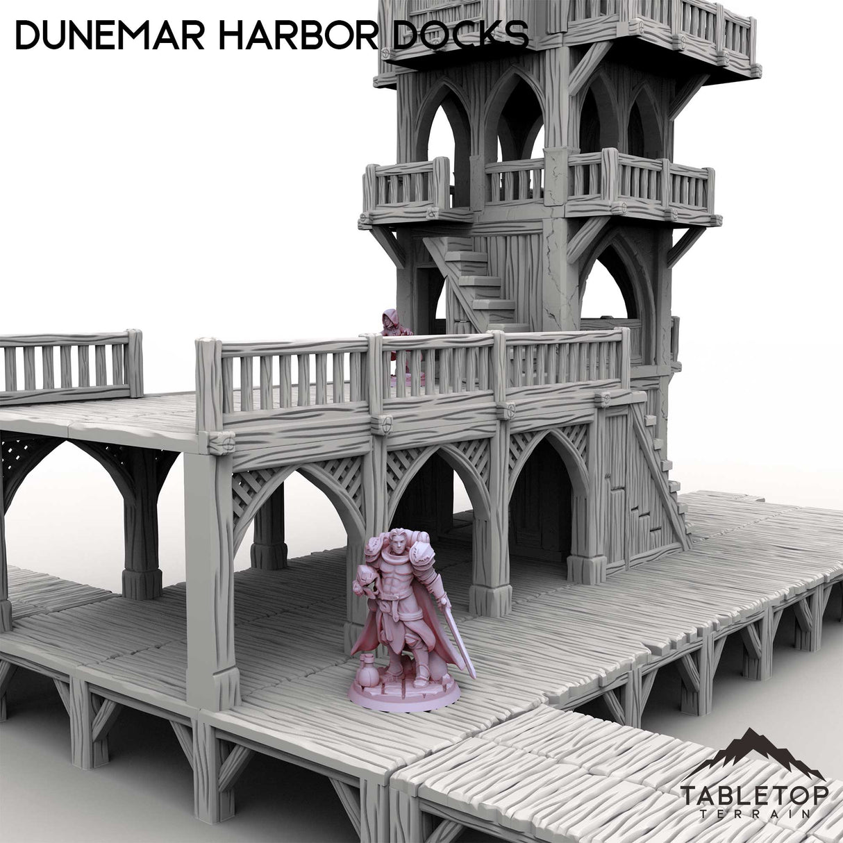 Tabletop Terrain Building Dunemar Harbor Docks