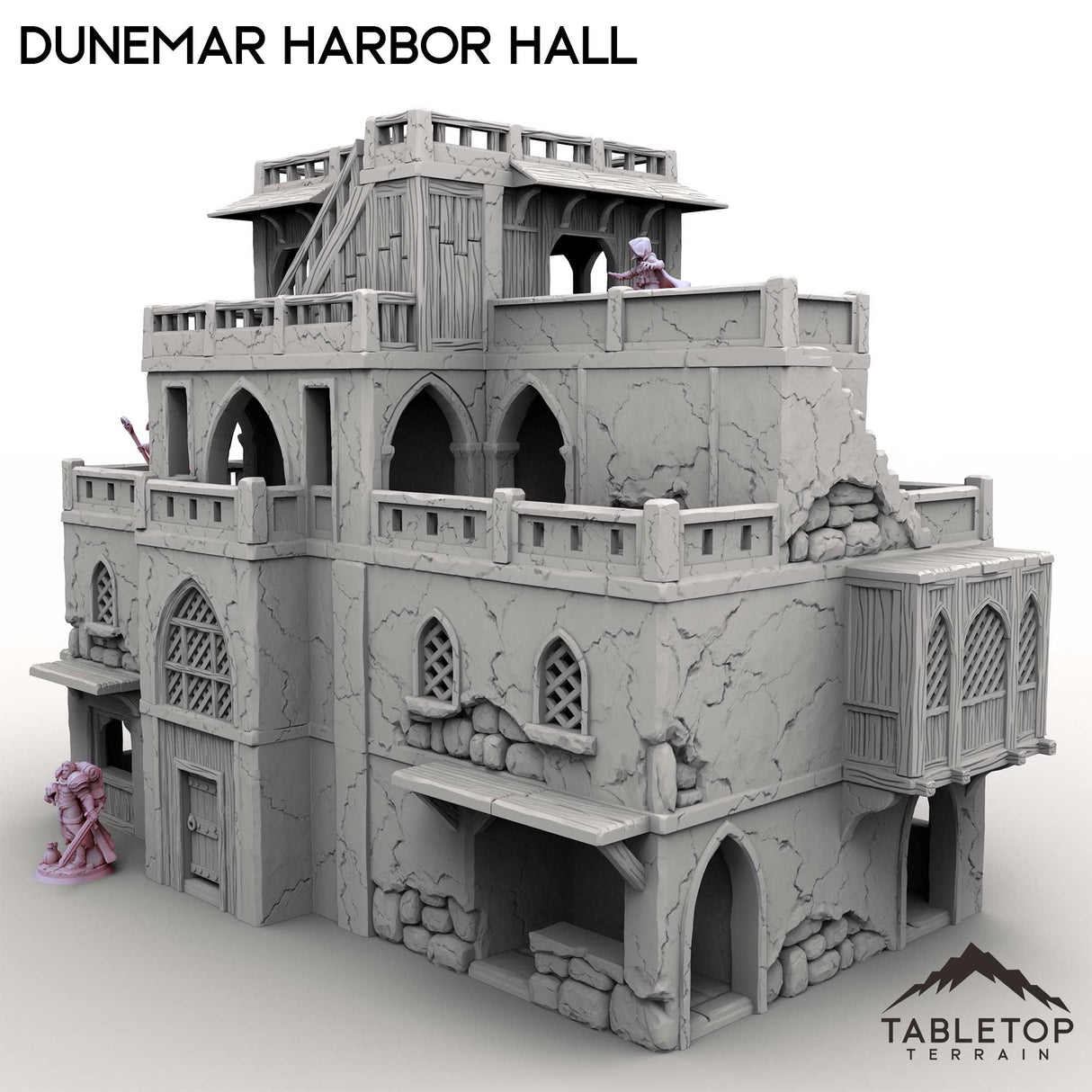 Tabletop Terrain Building Dunemar Harbor Hall