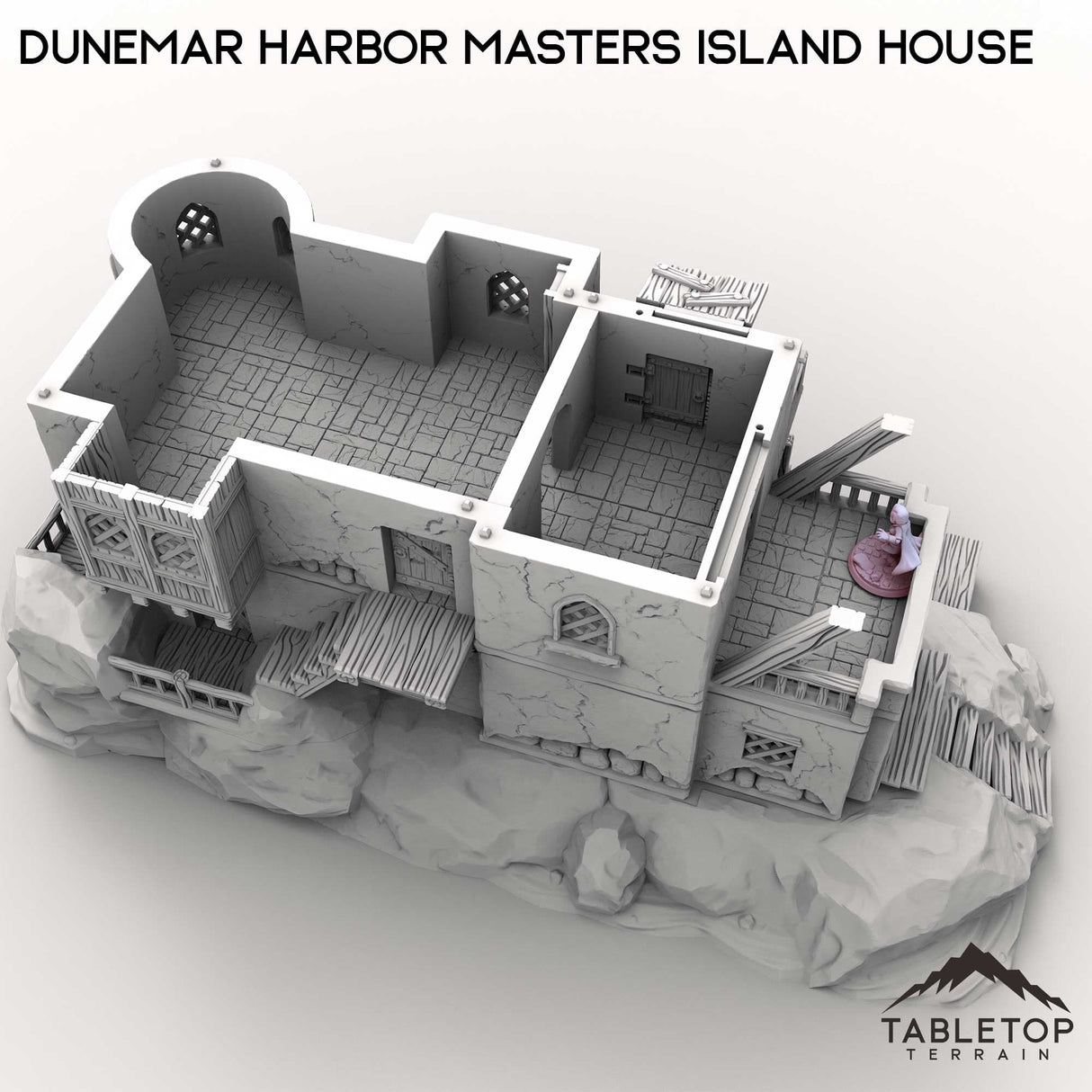 Tabletop Terrain Building Dunemar Harbor Masters Island House