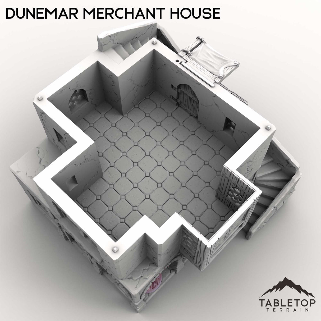 Tabletop Terrain Building Dunemar Merchant House