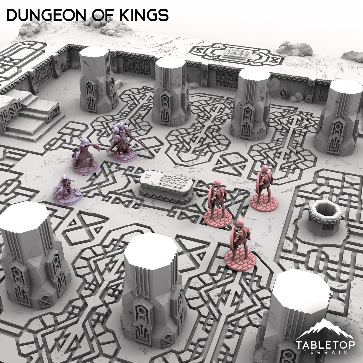 Tabletop Terrain Building Dungeon of Kings - Kingdom of Durak Deep